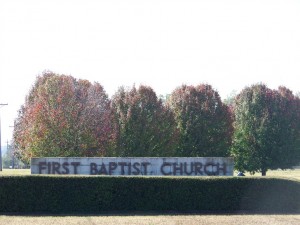 church sign